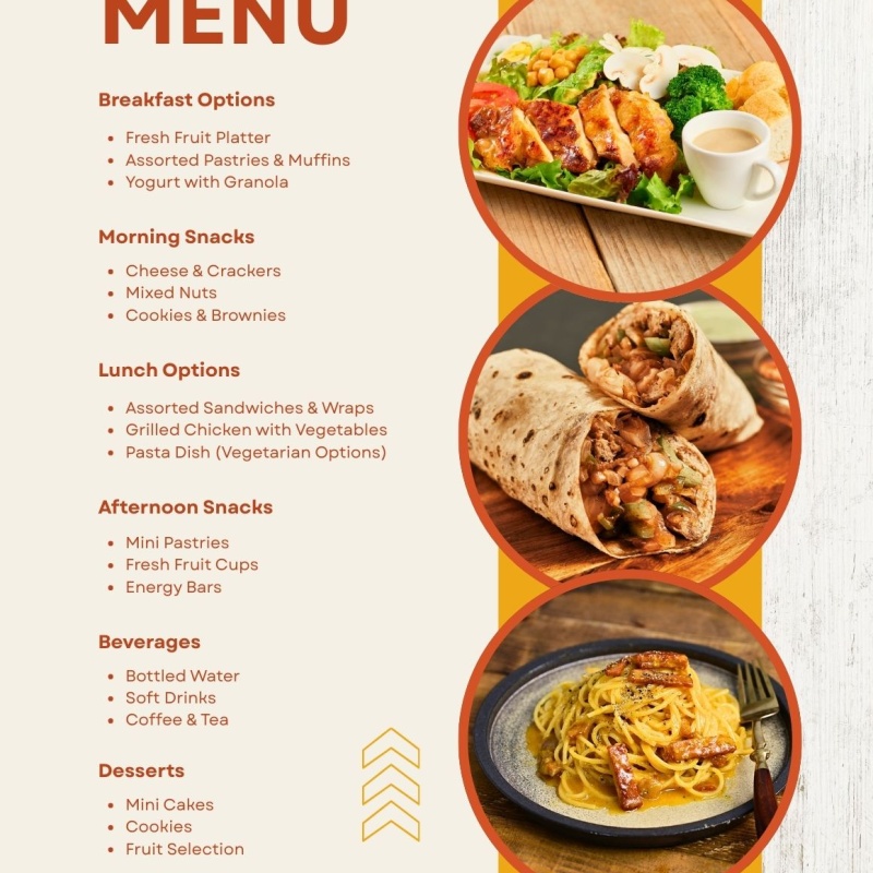 Full Color Food Restaurant Menu Design