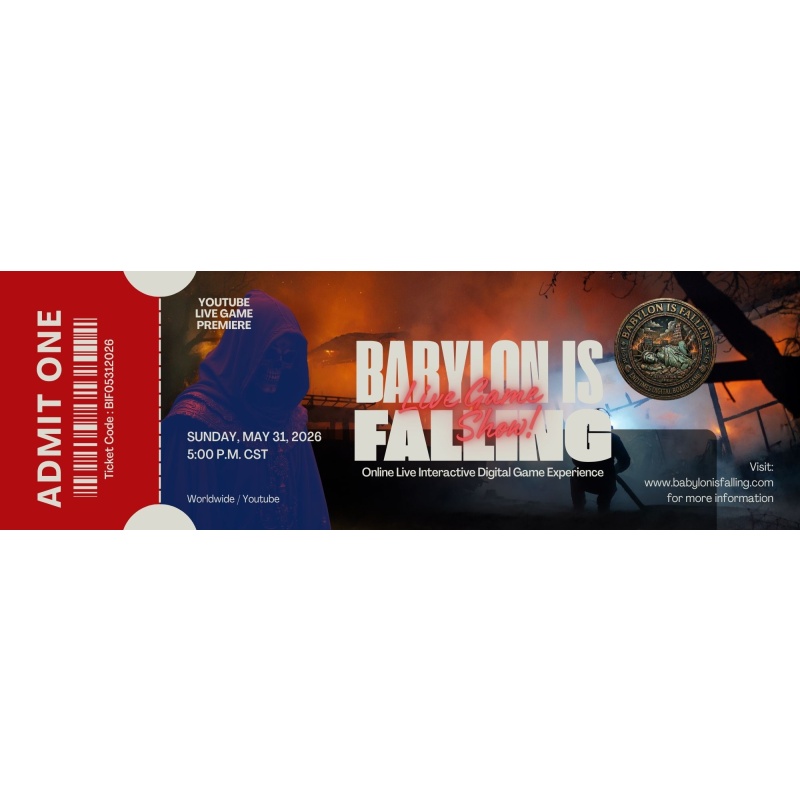 Tickets For 'Babylon is Falling' Live Digital Game Premiere - Streaming on Youtube